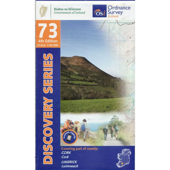 Irish Discovery Map 73, Cork and Limerick